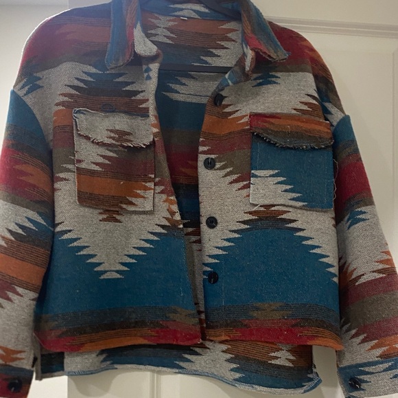 Source Unknown Multicolor Patterned Jacket - Picture 2 of 2